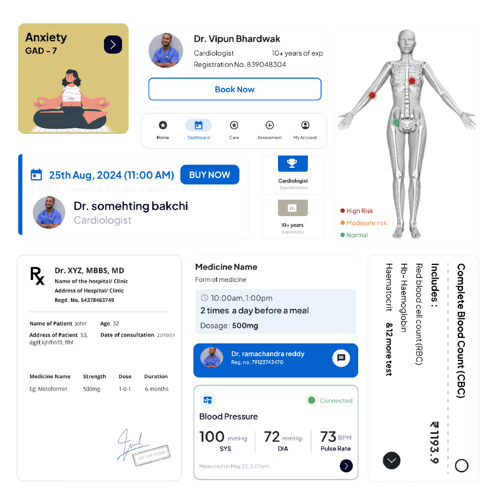User dashboard